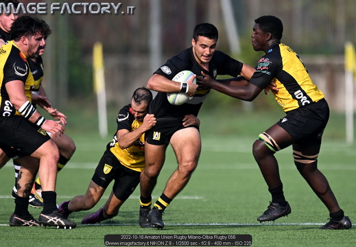 2022-10-16 Amatori Union Rugby Milano-Olbia Rugby (69-5)